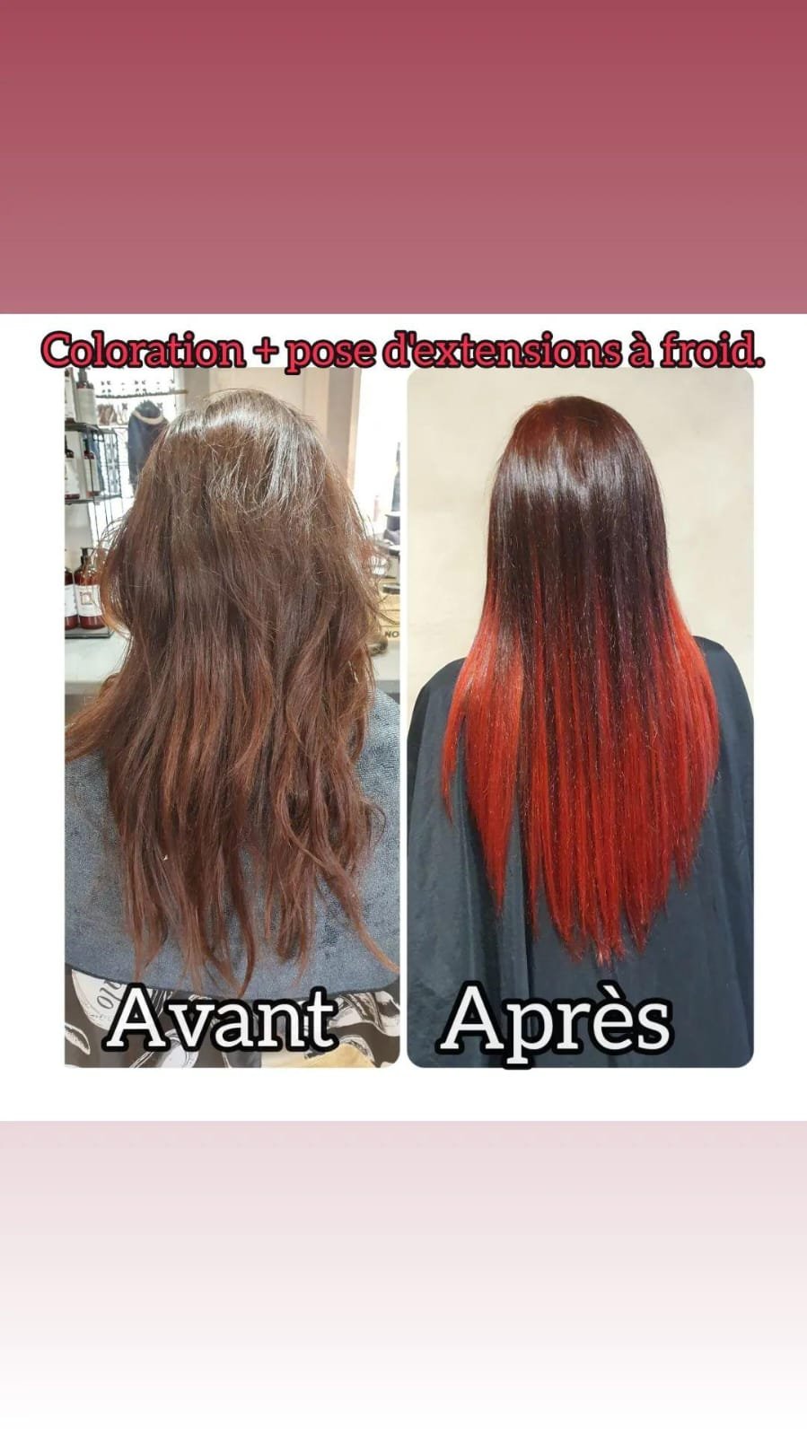 Réalisation coiffure n°4 – coupe et coloration au salon Pro Coiffure Discount